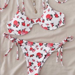 NWT Shein Floral Bikini